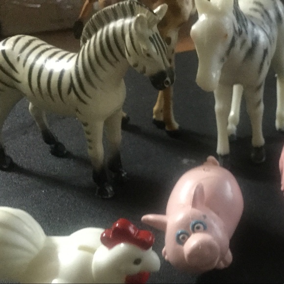 Vintage African Zebra,Giraffe And barnyard Animals - Picture 6 of 8